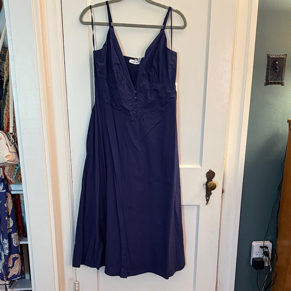 Sincerely Jules Navy Midi Dress